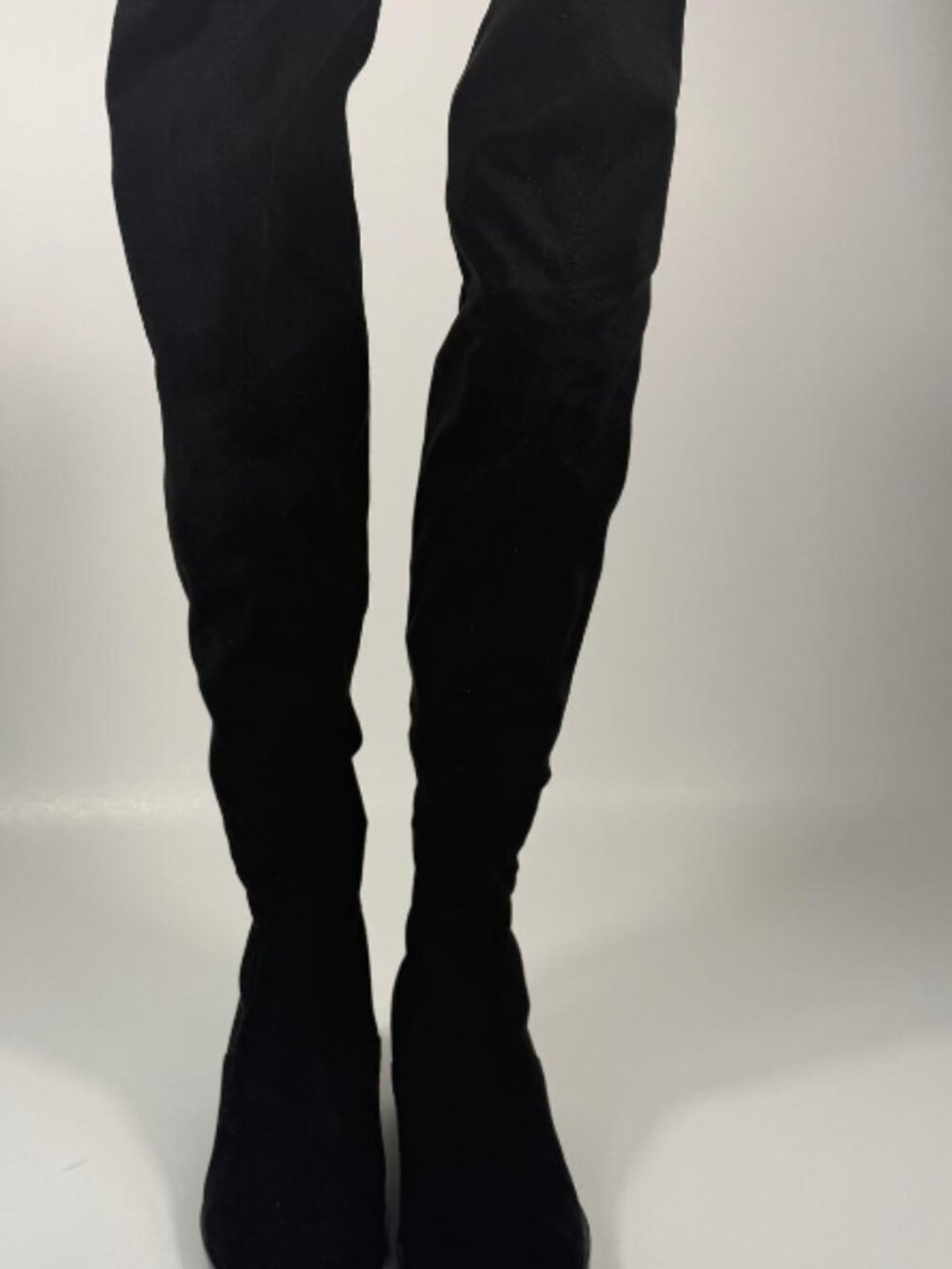 Steve Madden Jody Vegan Thigh High Boots Black 6m